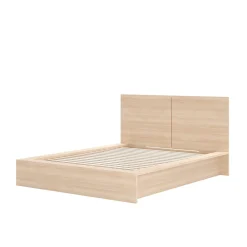 Grand lit plateforme avec tête de lit (60") - Nexera