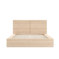 Grand lit plateforme avec tête de lit (60") - Nexera