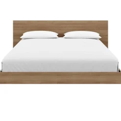 Grand lit plateforme avec tête de lit (60