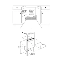 HAIER Lave-vaisselle 18 po Encastré Acier inoxydable 18