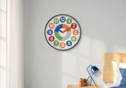 Horloge murale pour enfants 18"