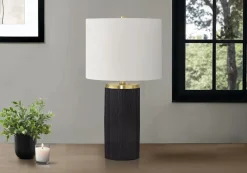 Lampe de table 24"H en béton