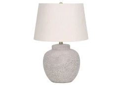 Lampe de table 22"H en béton