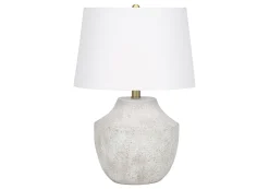 Lampe de table 20"H en béton