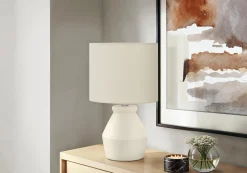 Lampe de table 17"H en céramique