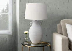 Lampe de table 30"H en céramique