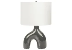 Lampe de table 25"H en céramique