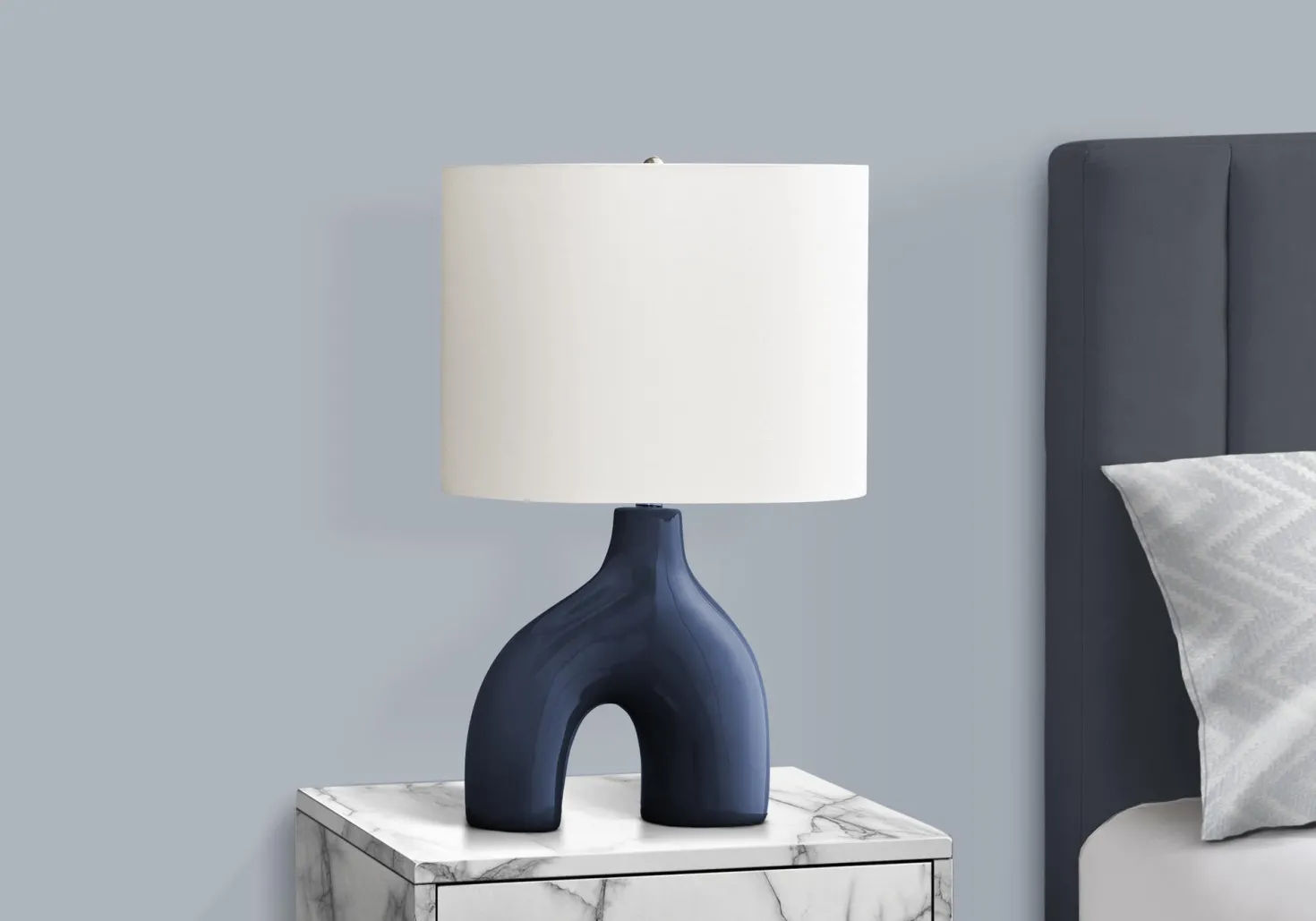 Lampe de table 25"H en céramique