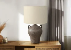 Lampe de table 22"H en céramique
