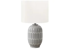 Lampe de table 22"H en céramique