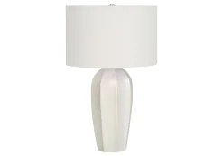 Lampe de table 27"H en céramique
