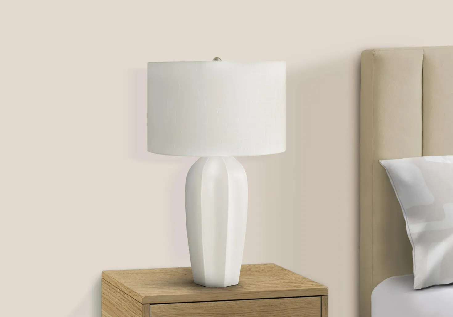 Lampe de table 27"H en céramique