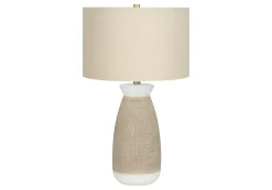 Lampe de table 27"H en céramique