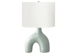 Lampe de table 25"H en céramique