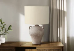 Lampe de table 22"H en céramique