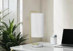 Lampe de table 20"H en faux marbre