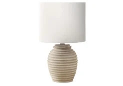 Lampe de table 17"H en résine