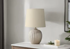 Lampe de table 19"H en résine