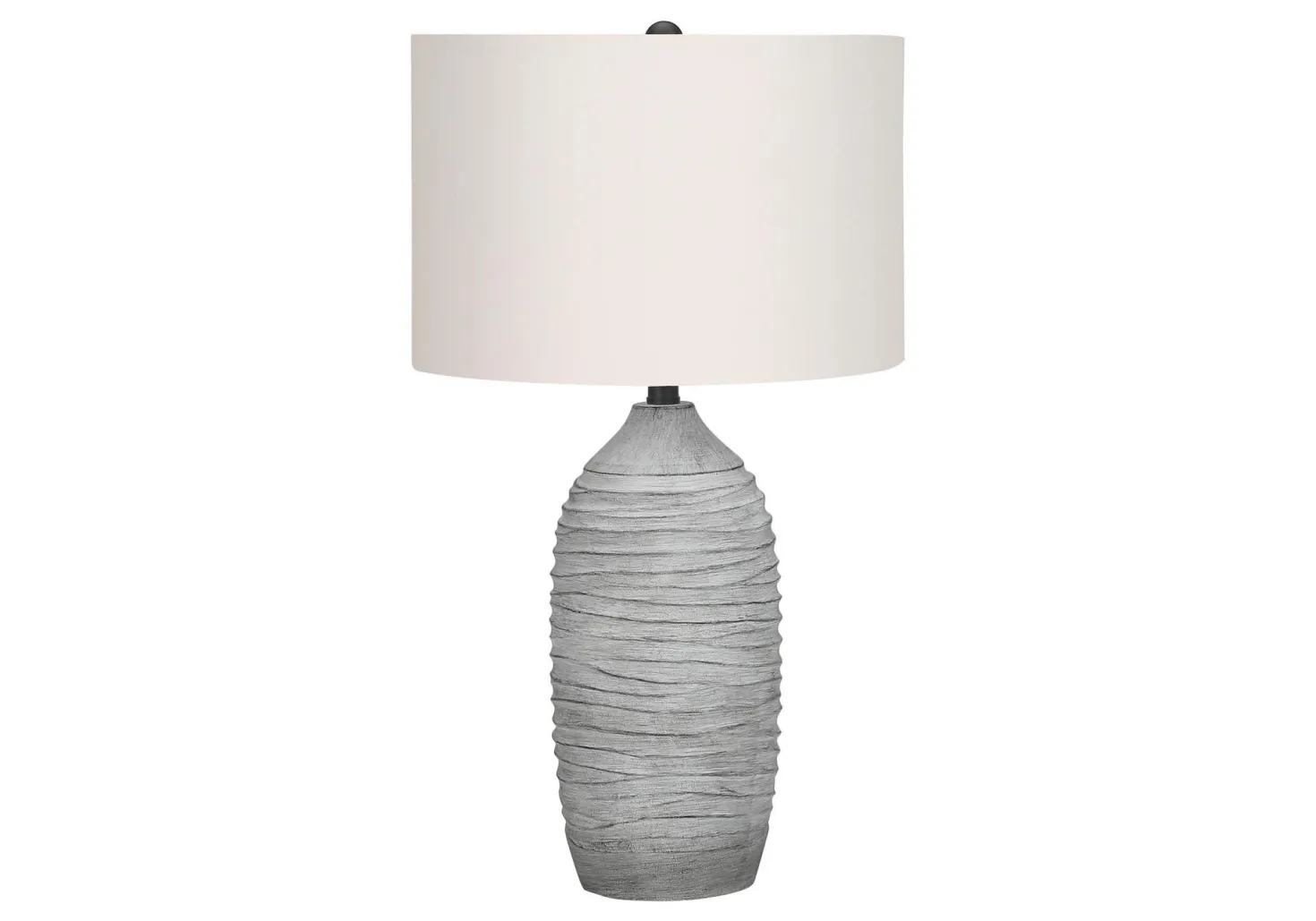 Lampe de table 27"H en résine