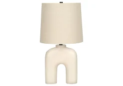Lampe de table 25"H en résine