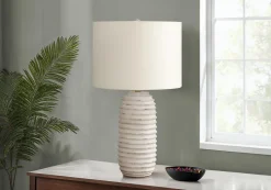 Lampe de table 28"H en résine