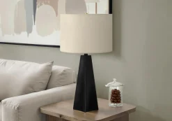 Lampe de table 27"H en résine