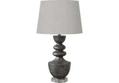 Lampe de table 28"H en résine
