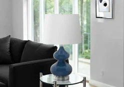 Lampe de table 24"H en verre