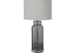 Lampe de table 28"H en verre