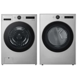 LG Ensemble laveuse sécheuse, Acier graphite, Chargement frontal