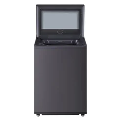 LG Ensemble laveuse sécheuse, Noir, Chargement par le haut