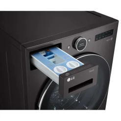 LG Laveuse Chargement frontal Inox Noir 27