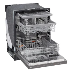 LG Lave-vaisselle Encastré Inox Noir 24