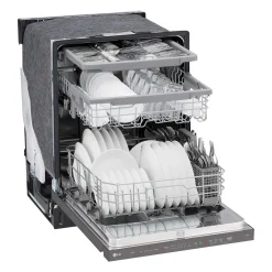 LG Lave-vaisselle Encastré Inox Noir 24