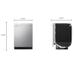 LG Lave-vaisselle Encastré Acier inoxydable 24