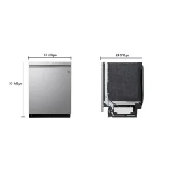 LG Lave-vaisselle Encastré Acier inoxydable 24