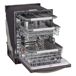 LG Lave-vaisselle Encastré Inox Noir 24