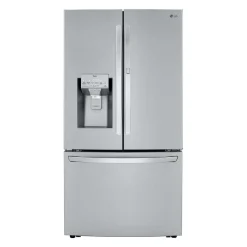 LG Réfrigérateur 30 pi3 36 po Acier inoxydable Congélateur en bas, Portes françaises - LRFDS3016S