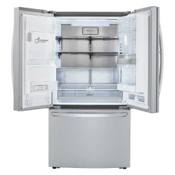 LG Réfrigérateur 30 pi3 36 po Acier inoxydable Congélateur en bas, Portes françaises - LRFDS3016S