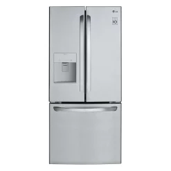 LG Réfrigérateur 21,8 pi3 30 po Acier inoxydable Congélateur en bas, Portes françaises - LRFWS2200S