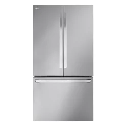 LG Réfrigérateur 27 pi3 36 po Acier inoxydable Congélateur en bas, Portes françaises - LRFLC2706S