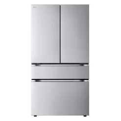 LG Réfrigérateur 30 pi3 36 po Acier inoxydable Congélateur en bas, Portes françaises - LF30S8210S