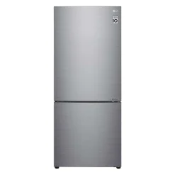 LG Réfrigérateur 15 pi3 28 po Argent platine Congélateur en bas - LBNC15251V