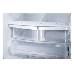 LG Réfrigérateur 21,8 pi3 30 po Blanc Congélateur en bas, Portes françaises - LRFNS2200W