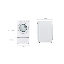 LG Sécheuse Chargement frontal Blanc 27