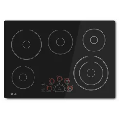 LG Table de cuisson Vitrocéramique Noir 30" Électrique Noir - LCE3010SB