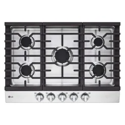 LG Table de cuissonAcier inoxydable 30" Gaz Acier inoxydable - CBGJ3023S
