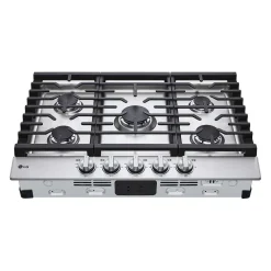 LG Table de cuissonAcier inoxydable 30" Gaz Acier inoxydable - CBGJ3023S