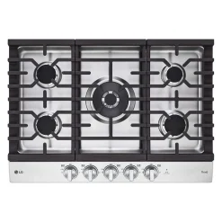 LG Table de cuissonAcier inoxydable 30" Gaz Acier inoxydable - CBGJ3027S