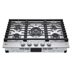LG Table de cuissonAcier inoxydable 30" Gaz Acier inoxydable - CBGJ3027S